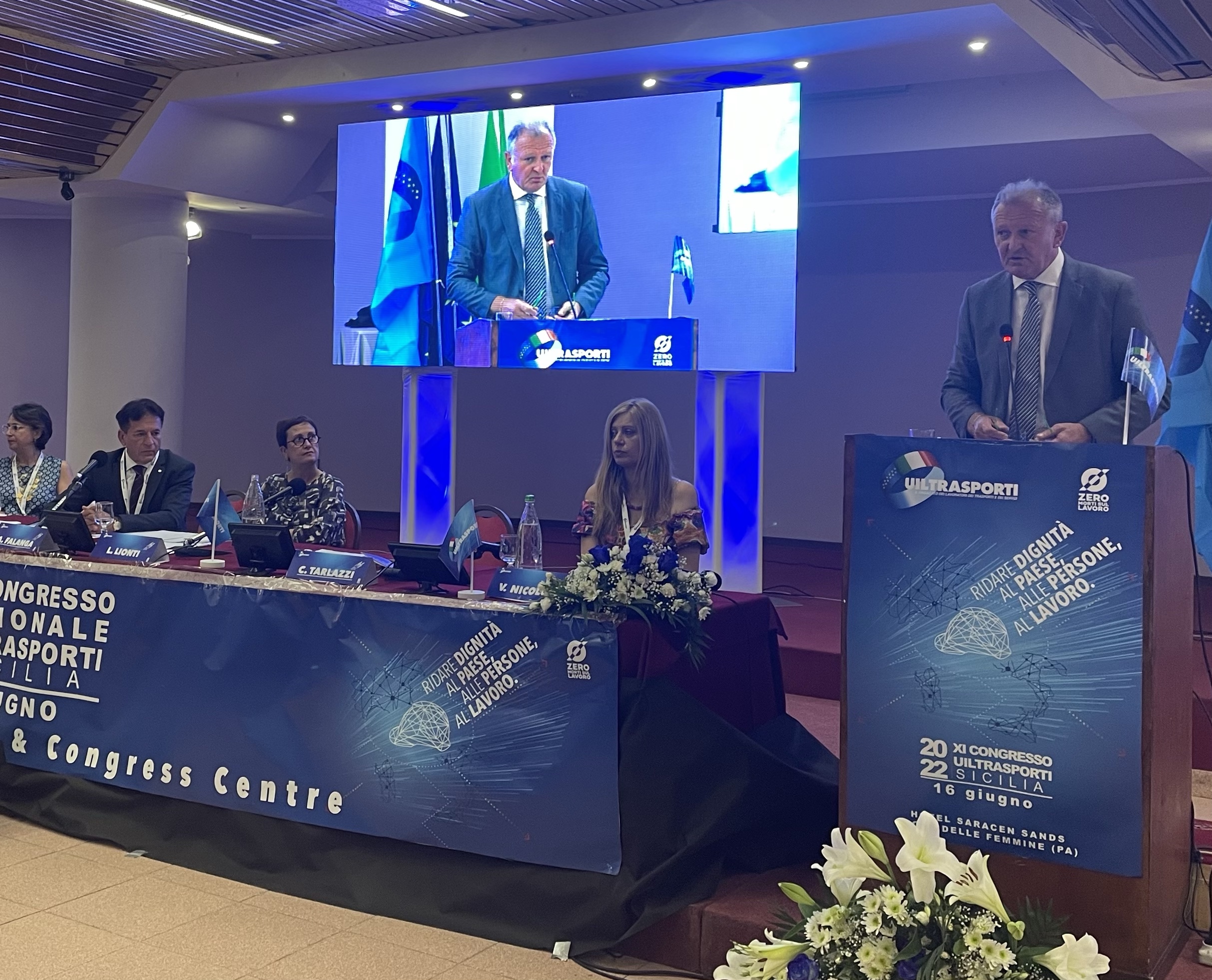 Congresso regionale Uiltrasporti Sicilia, Agostino Falanga rieletto Segretario Generale regionale