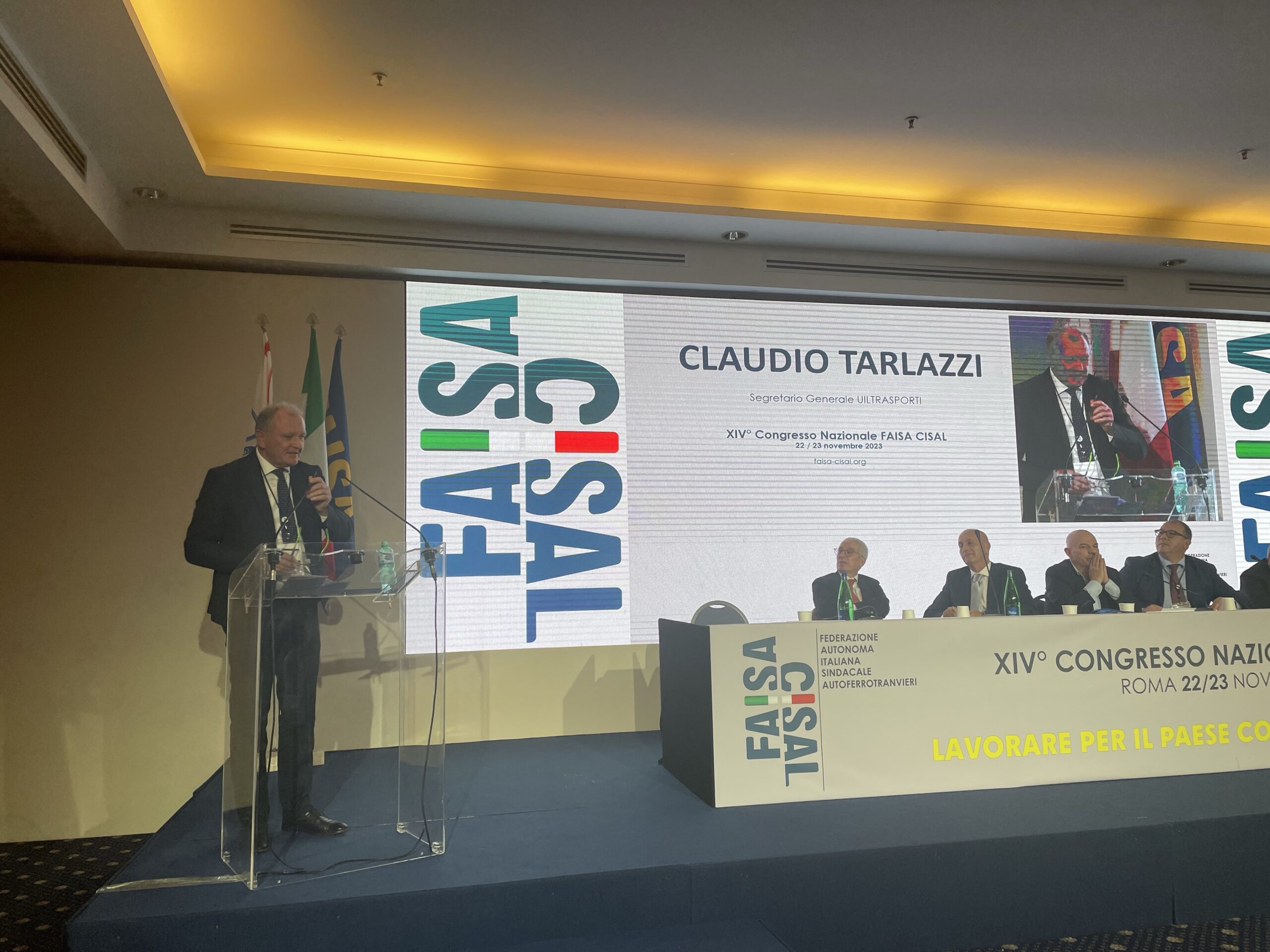 Sindacato: Tarlazzi al congresso della Faisa Cisal. Nostro obiettivo ...